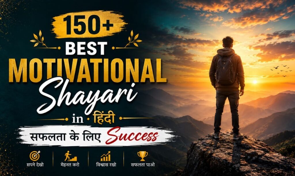 _150+ Best Motivational Shayari