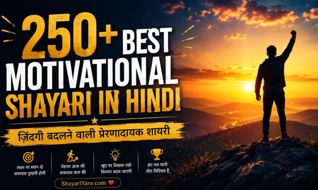 Best Motivational Shayari