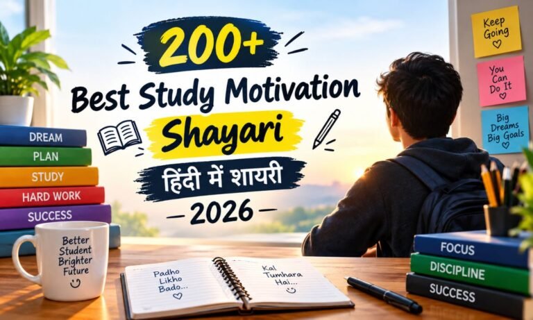 Best Study Motivation Shayari