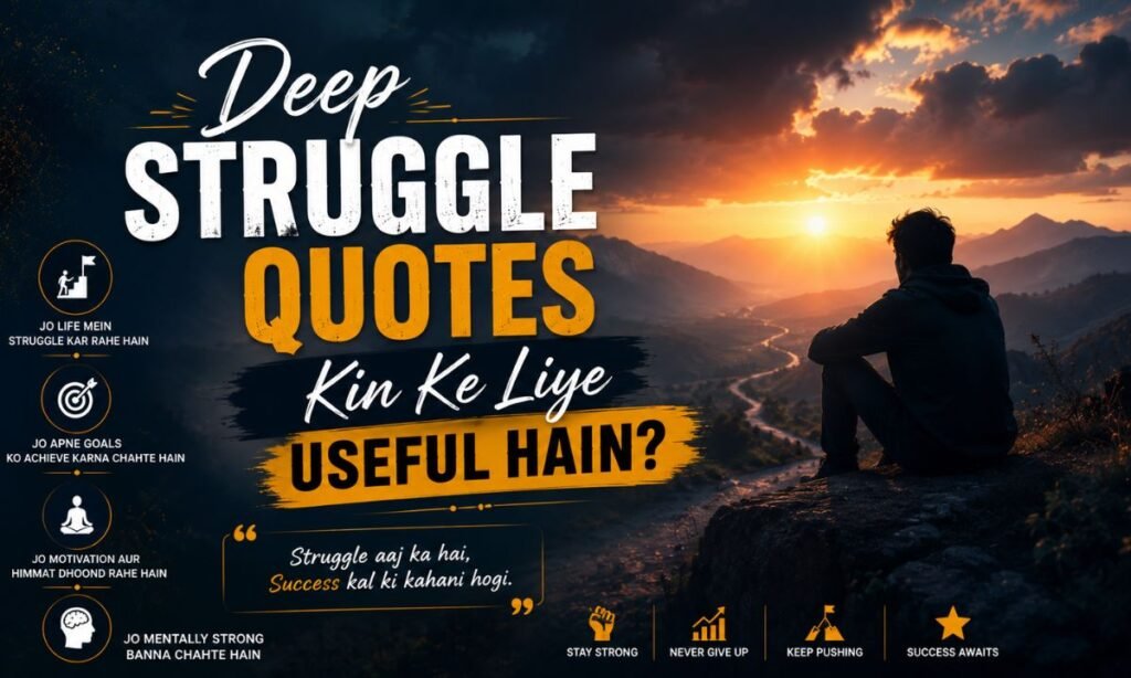 Deep Struggle Quotes