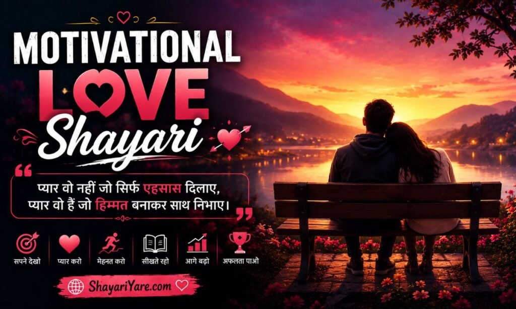 Motivational Love Shayari