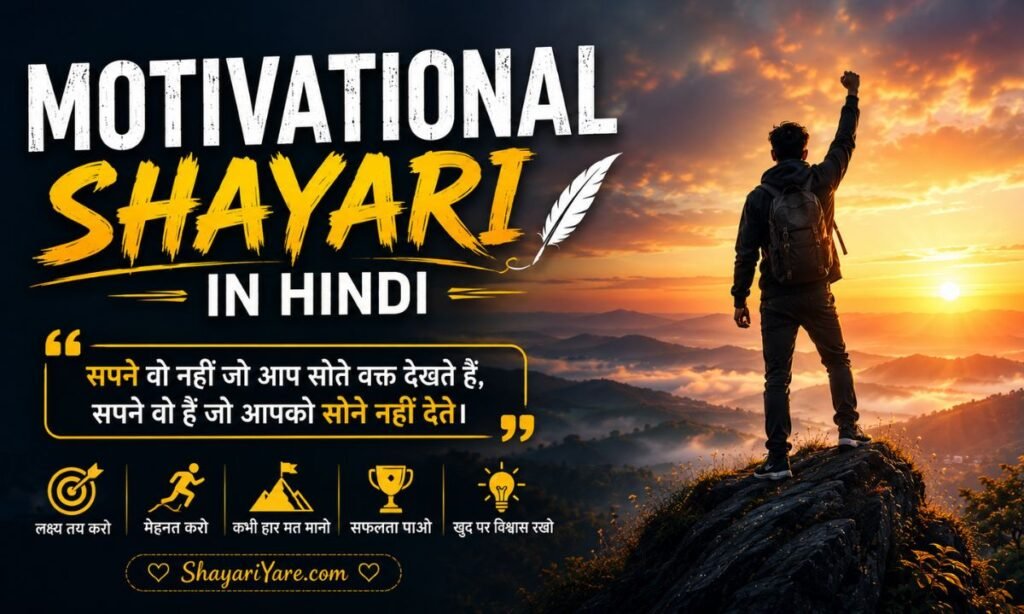 Motivational Shayari In Hindi
