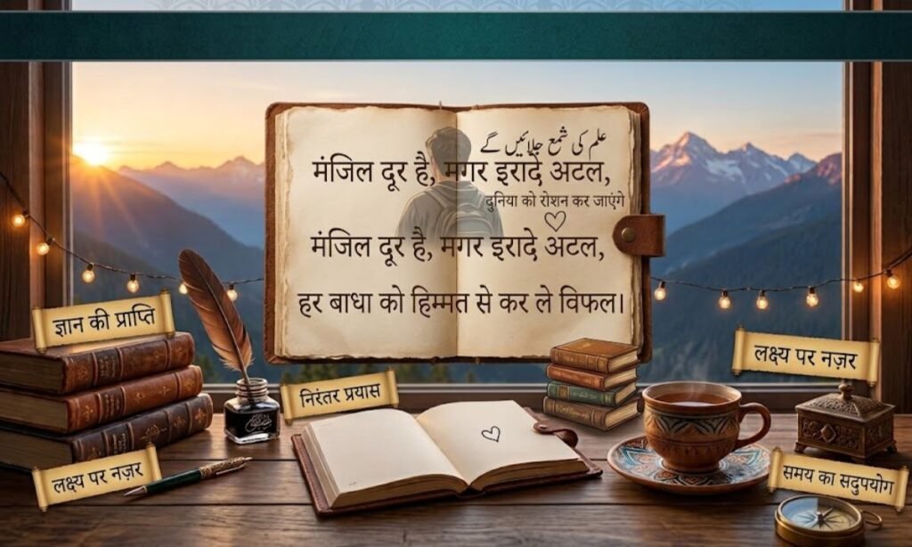Motivational Shayari in Hindi for Student Study Lyrics