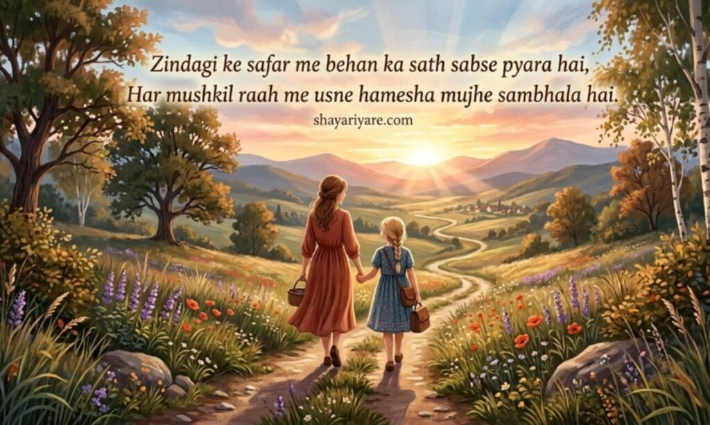 Sister shayari on life