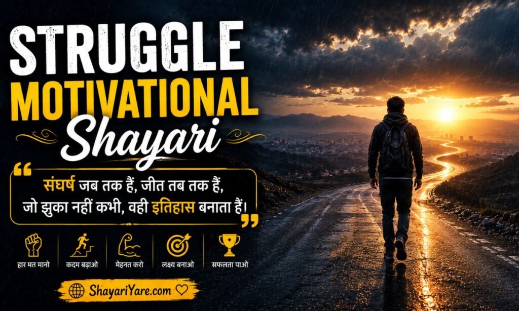 Struggle Motivational Shayari