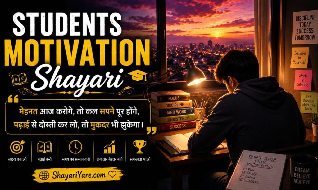 Students Motivation Shayari
