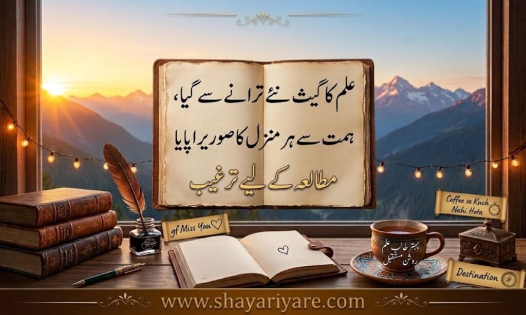 Study shayari copy paste