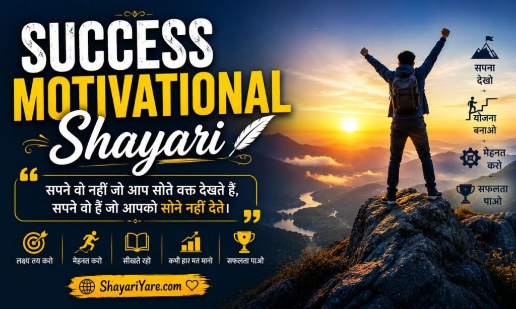 Success Motivational Shayari