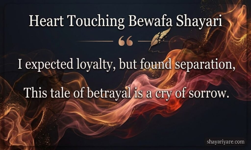 Heart Touching Bewafa Shayari