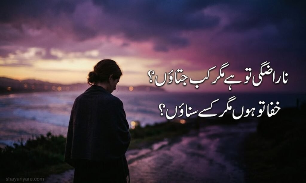 Narazgi Shayari for WhatsApp Status